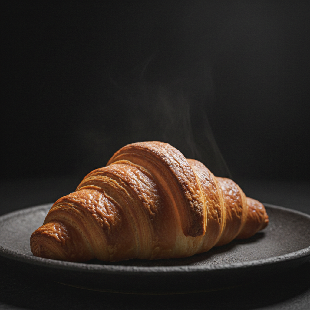 Croissant utan pålägg