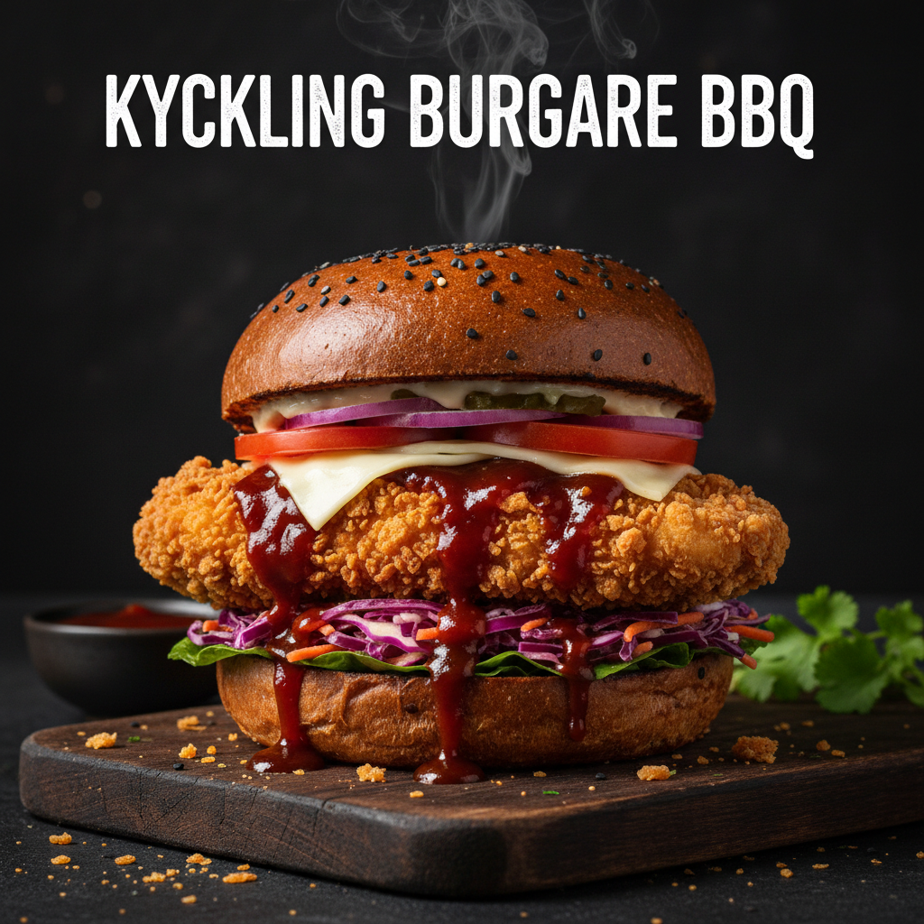 Kyckling Burgare BBQ